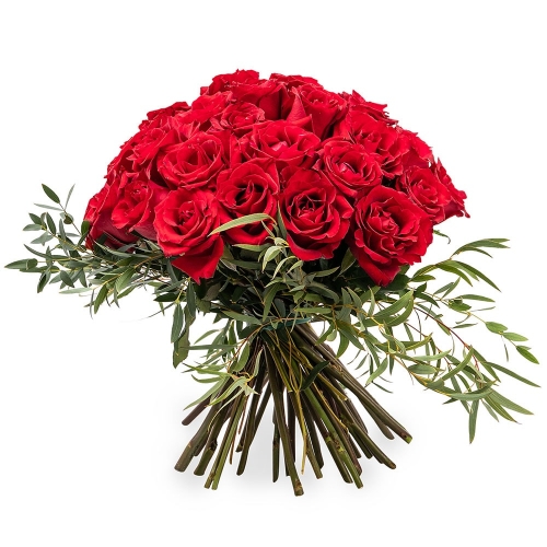 Μπουκέτο με 40 κόκκινα τριαντάφυλλα